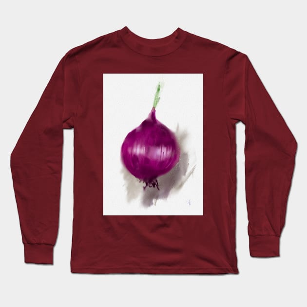 Red Onion Long Sleeve T-Shirt by Aari